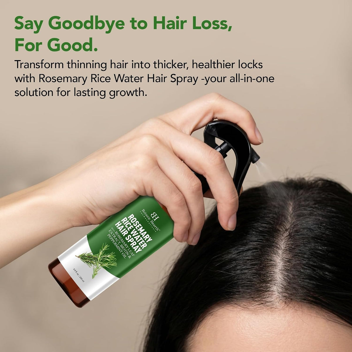 Botanic Hearth Rosemary and Rice Water Spray For Hair Growth