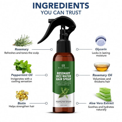 Botanic Hearth Rosemary and Rice Water Spray For Hair Growth